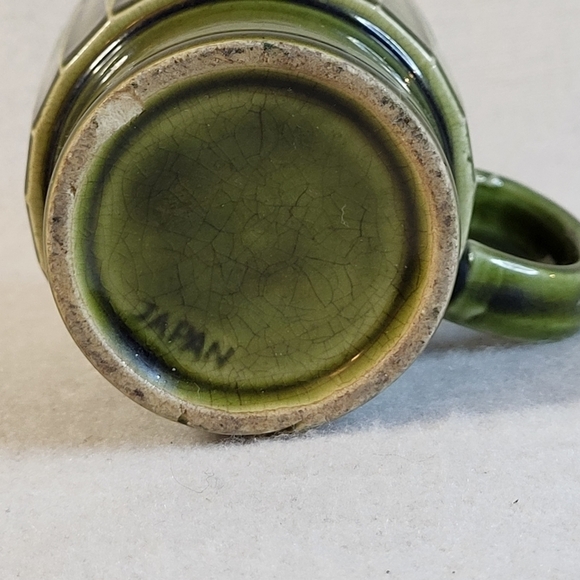 MID Century Modern Stamped Ceramic Mug Drip Glaze **Vintage** - Picture 11 of 15